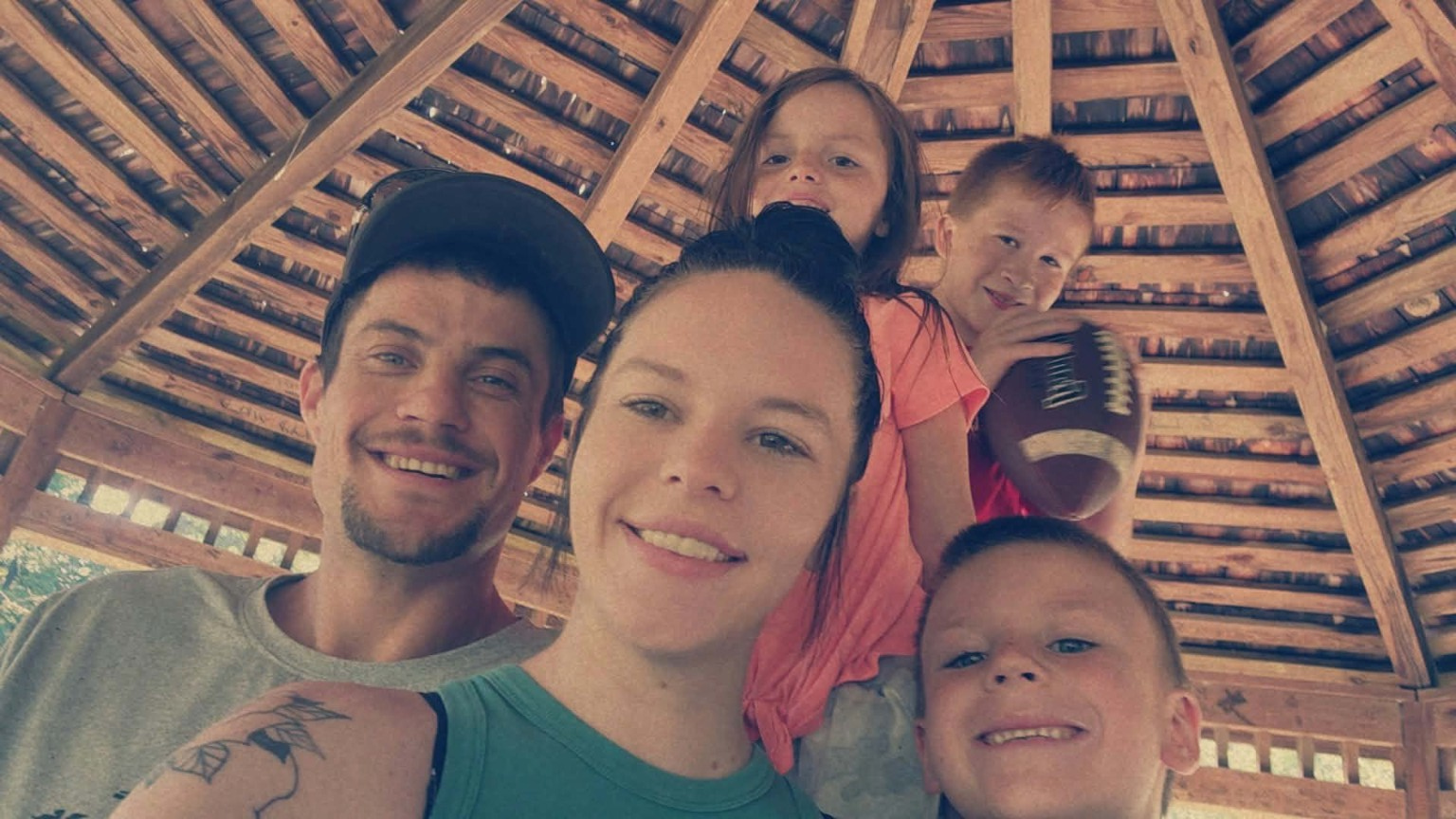 Foundation Automations founder Jonathan Hooper with his family.